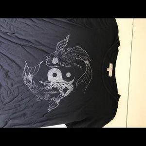 Urban outfitters black graphic tee