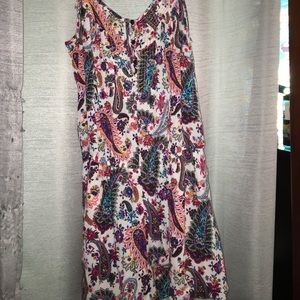 Paisley printed romper