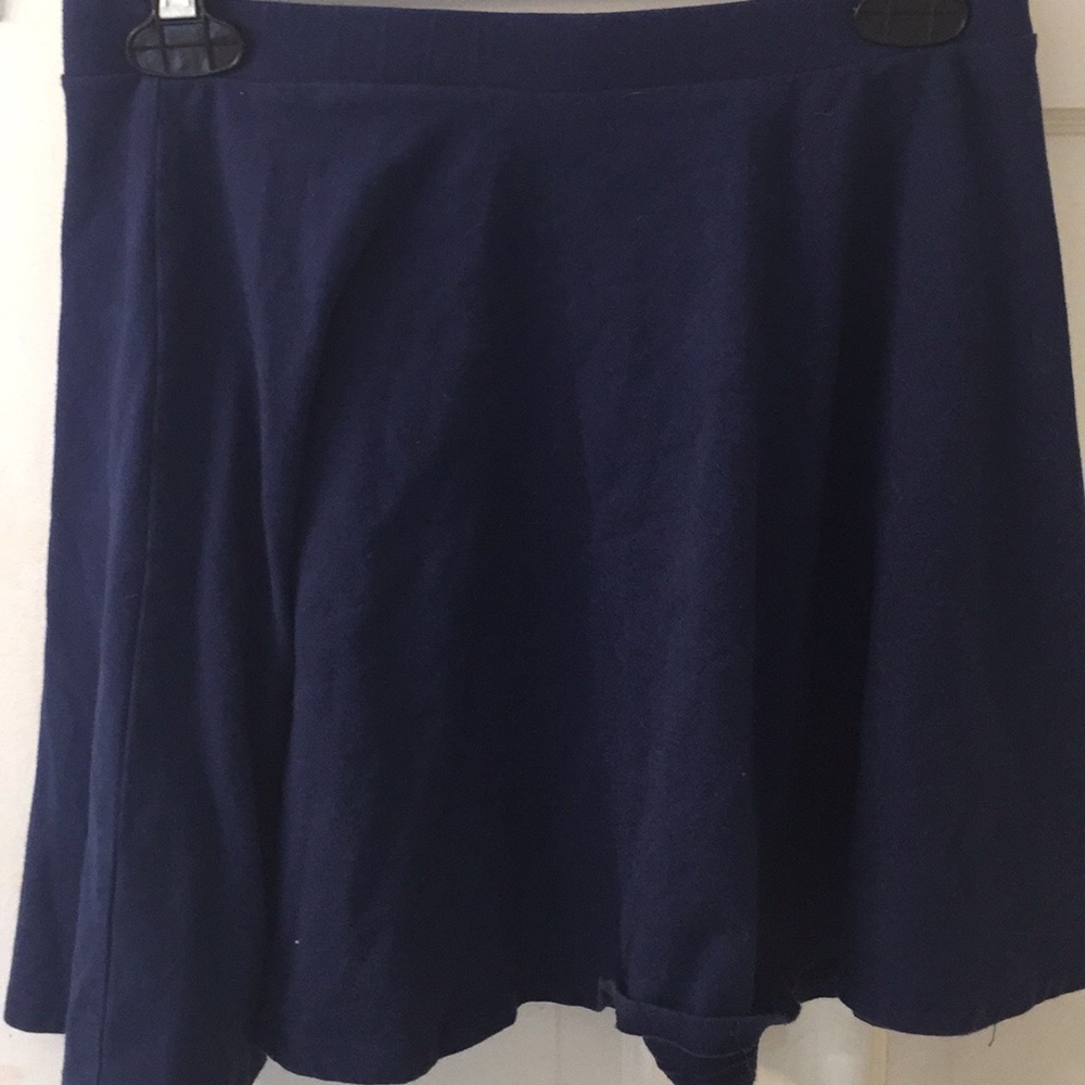 Blue skater skirt