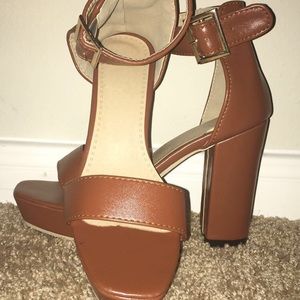 Brown heels
