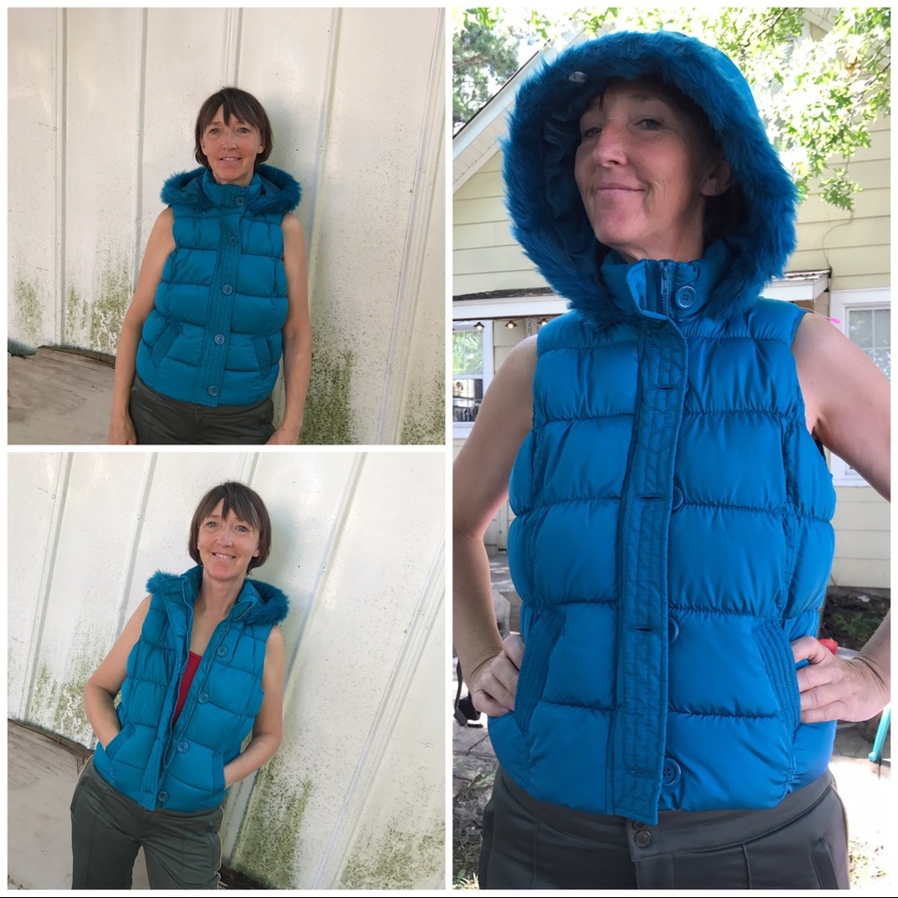 Teal vest