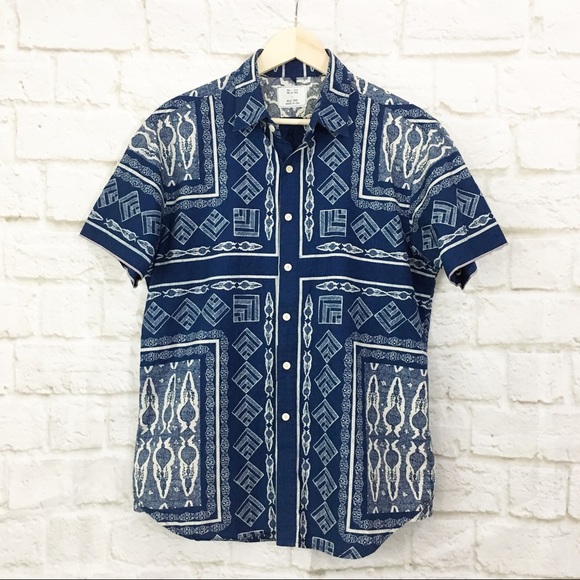 Billy Reid Other - Men's Billy Reid aloha surf batik button down