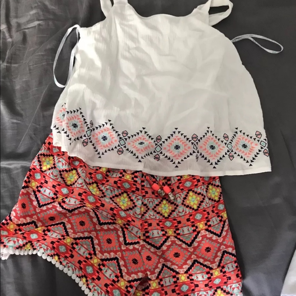 Multi color romper