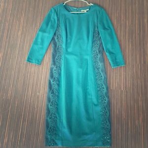Antonio Melani size 6 green cocktail dress