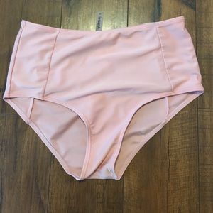 High waisted medium bathing suit bottom