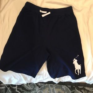 Navy Polo athletic shorts
