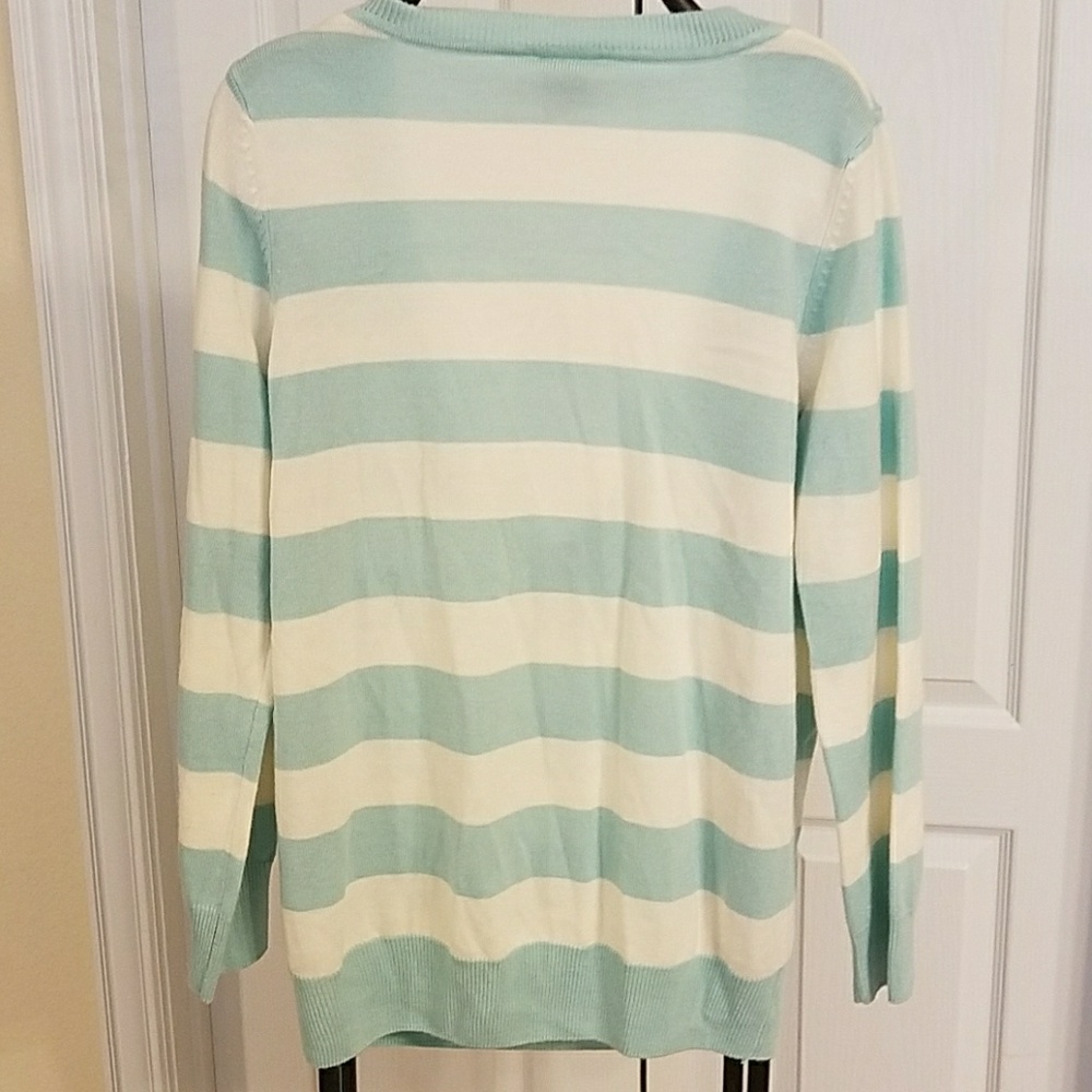 ❤Cutie white and ligth green sweater UIGC - Picture 4 of 4