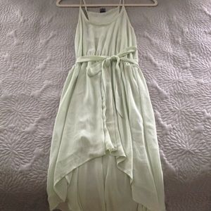 Light Green High-Low Dress