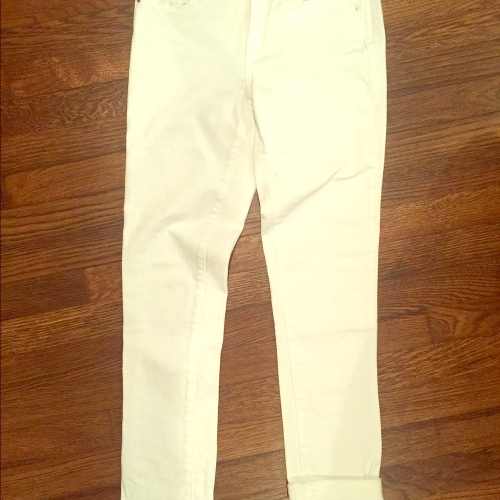 White Calvin Klein Skinny Jeans