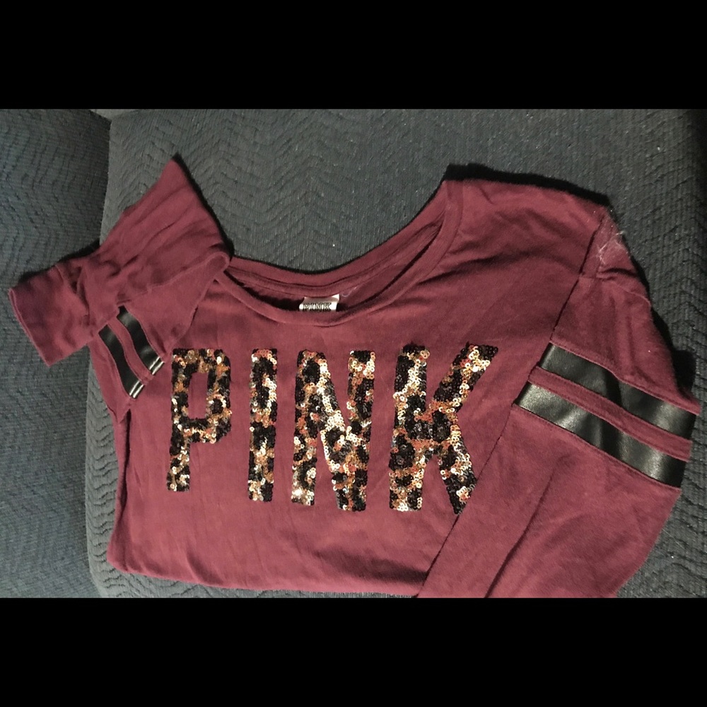 Pink long sleeve shirt extra small