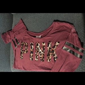 Pink long sleeve shirt extra small