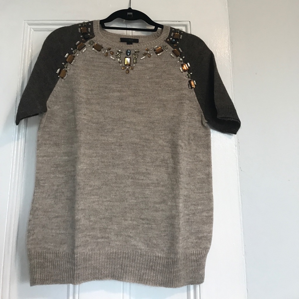 J Crew short sleeved sweater