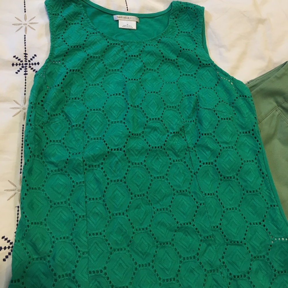 NWOT Cotton Eyelet top