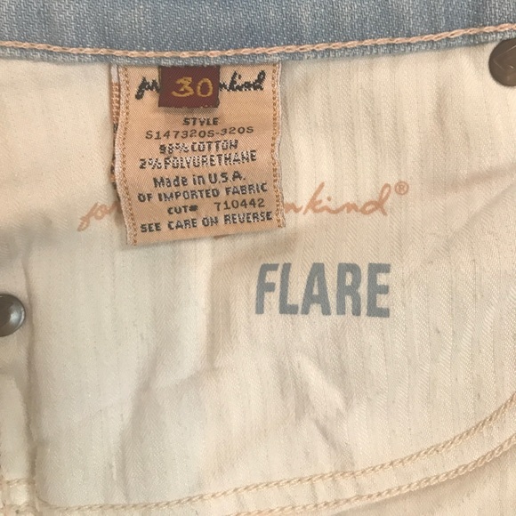 7 For All Mankind Denim Mini Skirt - Picture 6 of 6