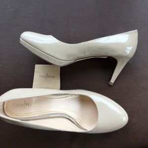 Cole Haan 3" patent pumps