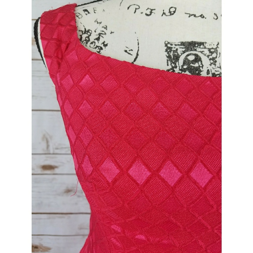 Moulinette Soeurs Minette Dress Red Smocked - Picture 3 of 8