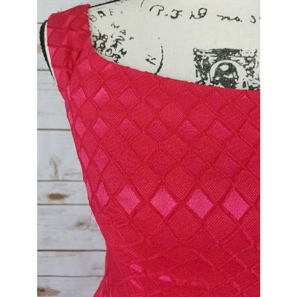 Moulinette Soeurs Minette Dress Red Smocked - Picture 3 of 8