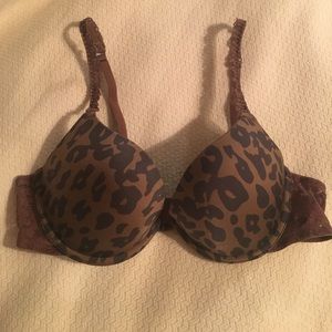 Aerie animal print and lace 36B bra