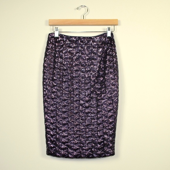 Traffic People Sequin Skirt - Picture 1 of 4