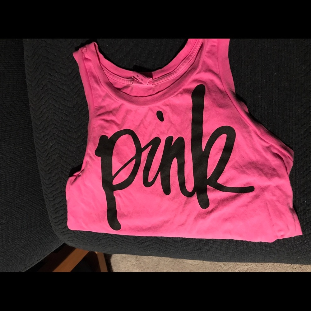 Pink tank top extra small