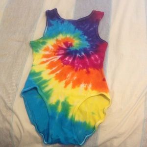 Tie dye leotard