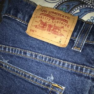 Vintage Levi Strauss tapered jeans