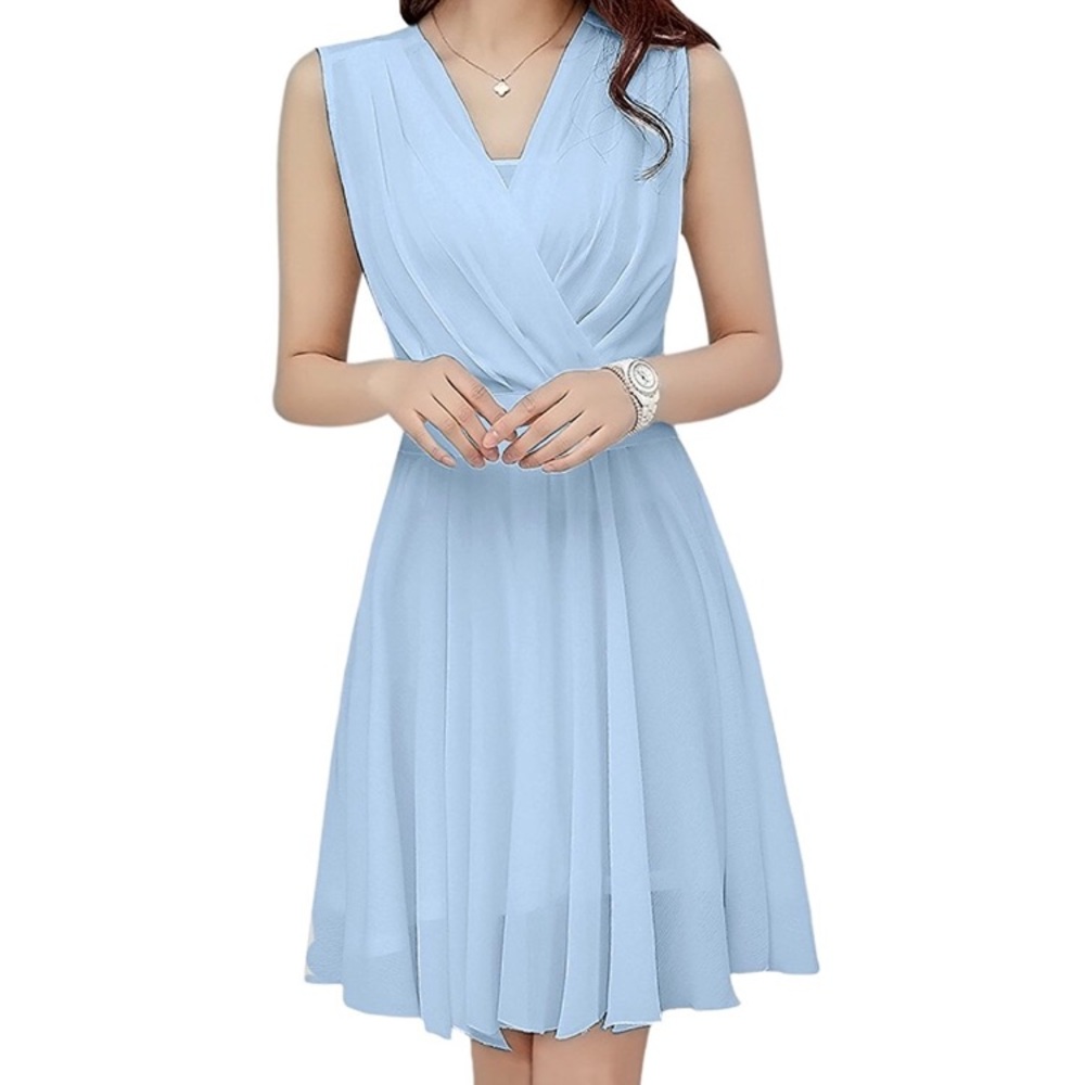 Baby blue dress