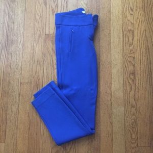 NWOT Loft blue skinny ankle pants, size 00