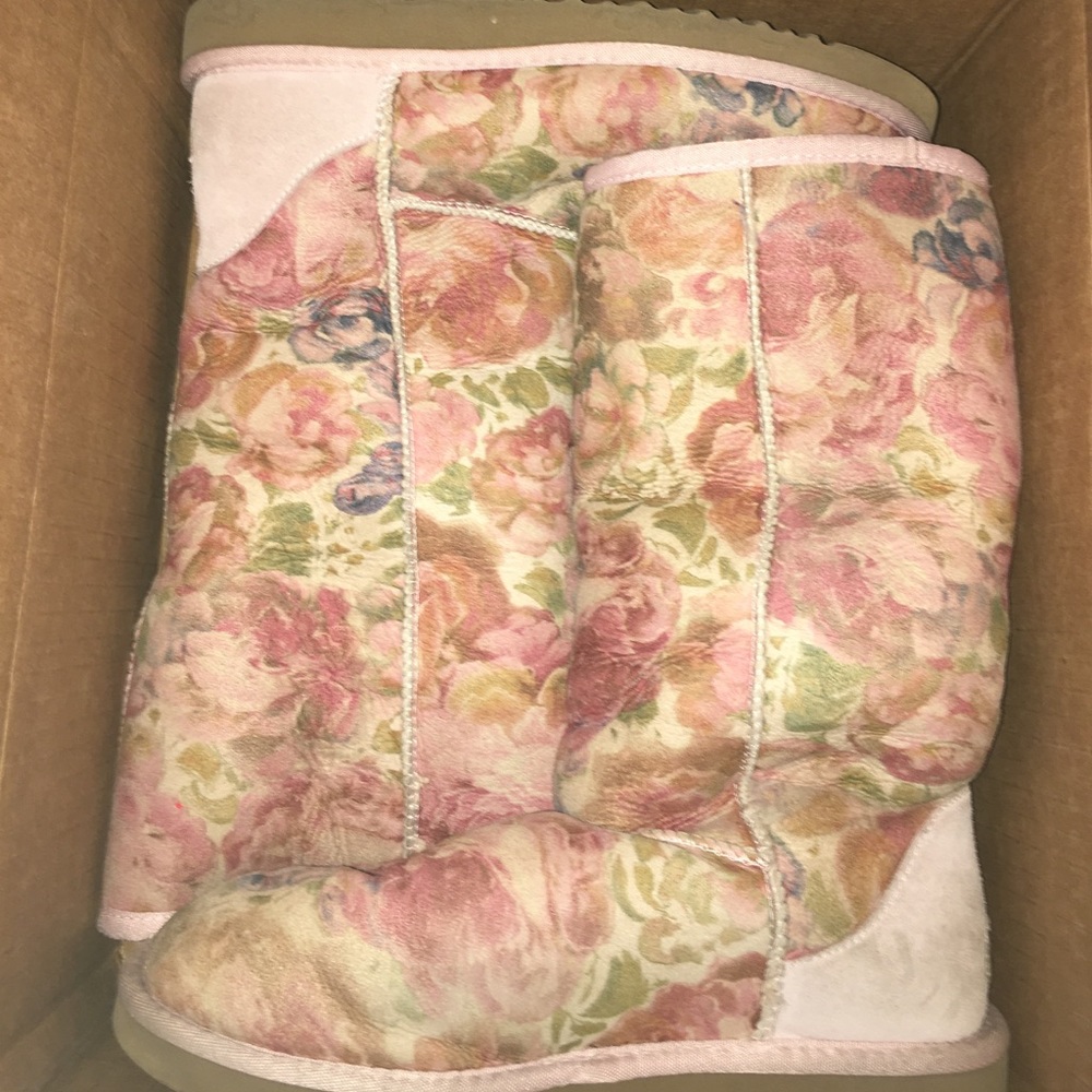 Floral Pink Classic UGG Boots