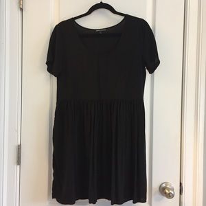Brandy Melville Black Babydoll Dress