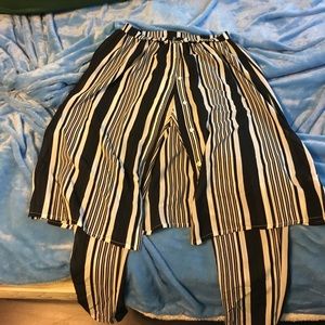 Skirt over pants