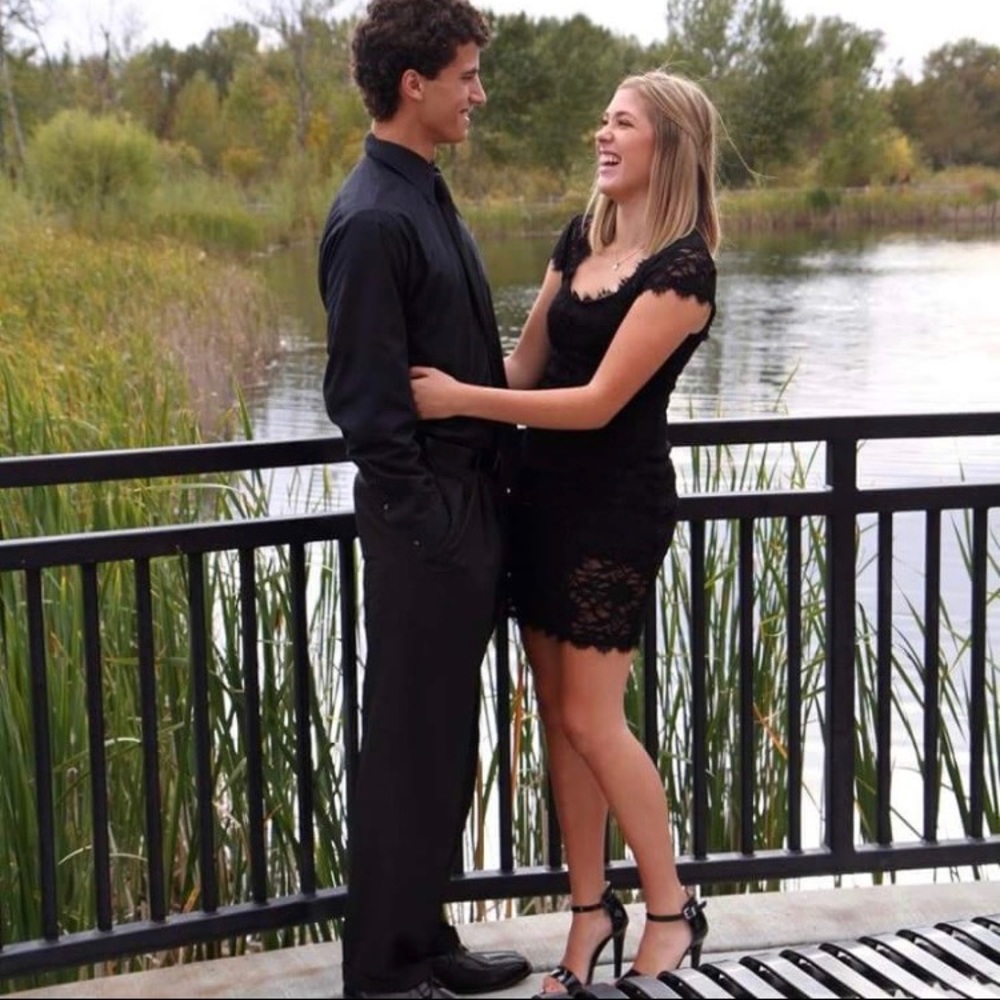BLACK LACE DRESS - Picture 4 of 4