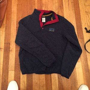 Men's XS Patagonia quilted button snap