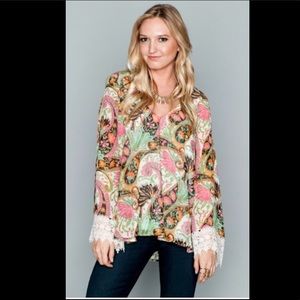 Mal Top - Palace Paisley - NWOT