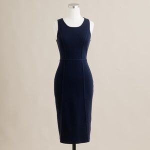 J. Crew Wool fitted dress