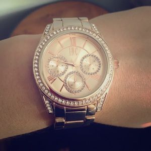Rose gold watch
