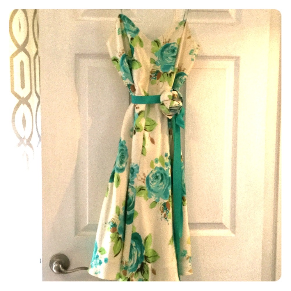 Banana Republic dress, 100% silk.