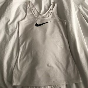 Nike Pro Tank - white