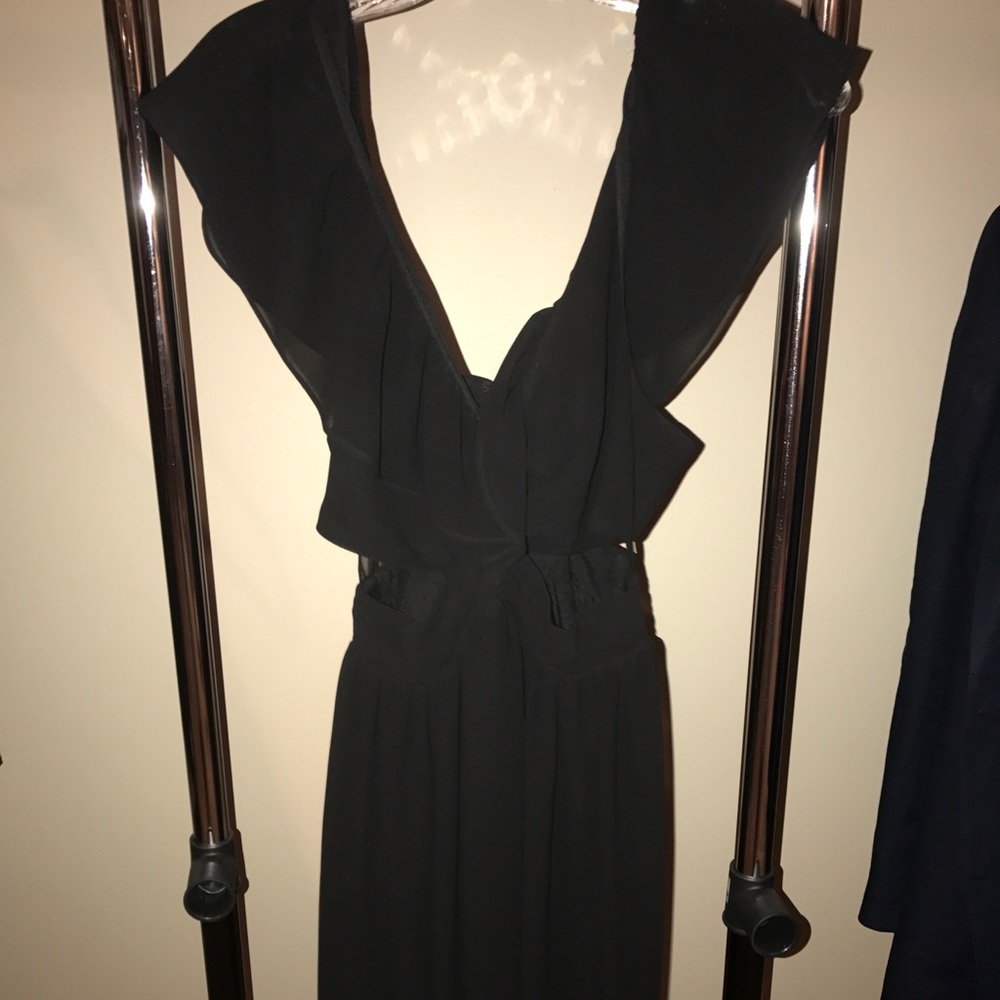 Keepsake black flirty mini dress