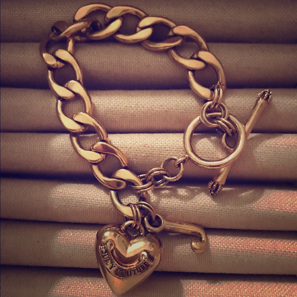 Juicy Couture Banner Heart Starter Bracelet
