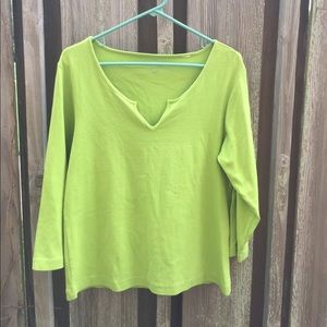 CHICO'S Three-quarter length V-neck