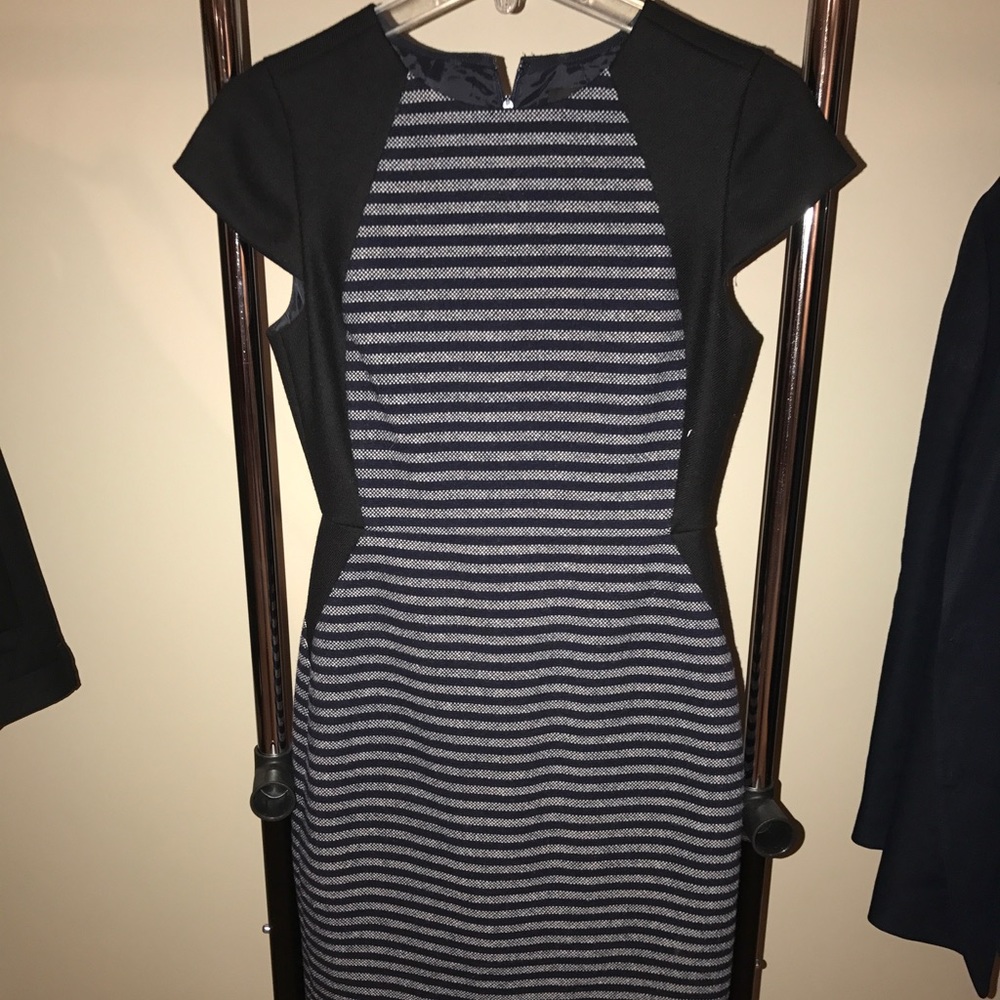 J.crew striped block dress