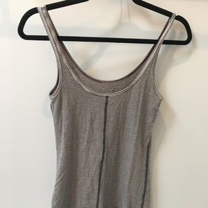Lululemon soft cotton striped tank-size 6