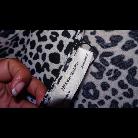 Zara cheetah print top low-cut back - Picture 6 of 6