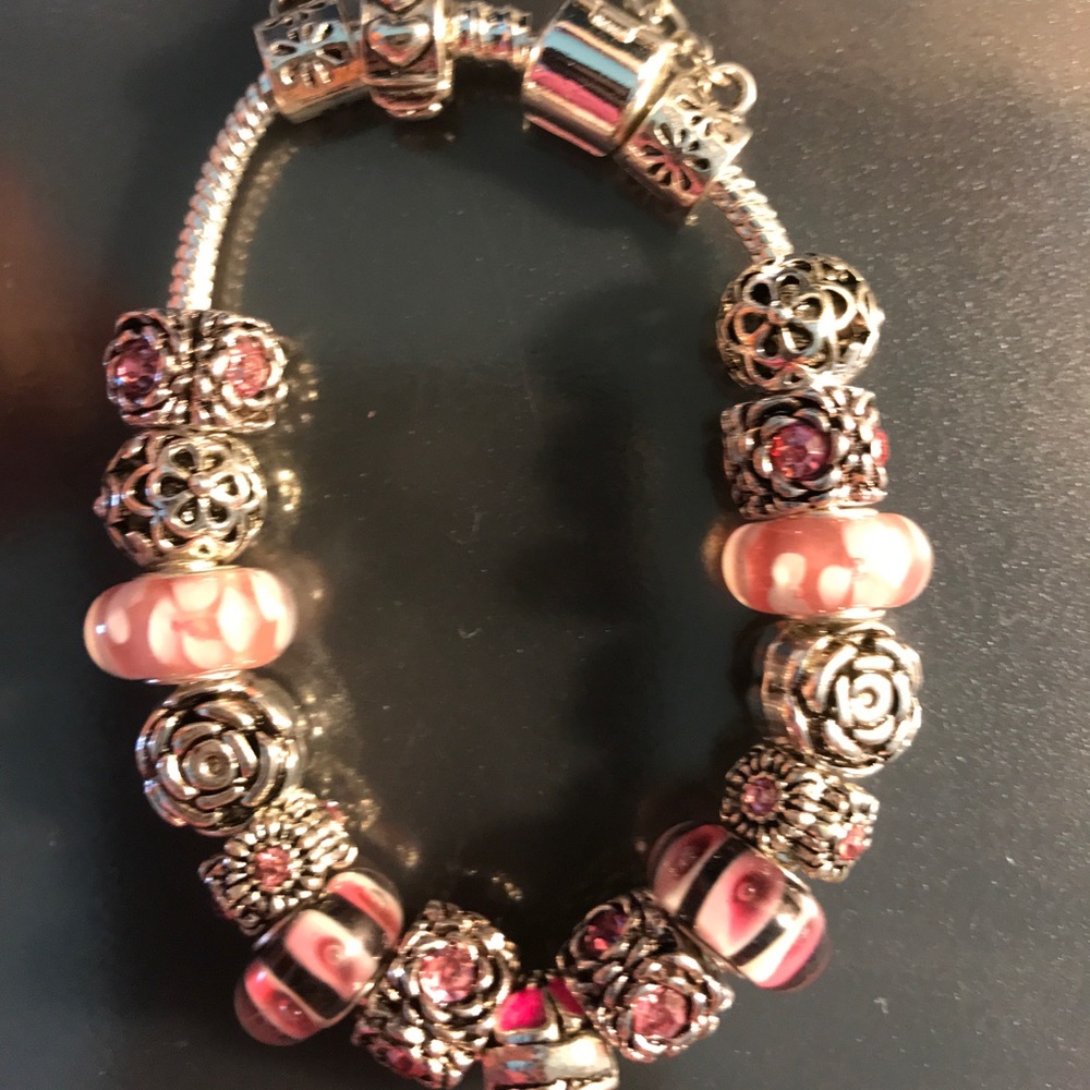 Austrian Crystal Charm Bracelet