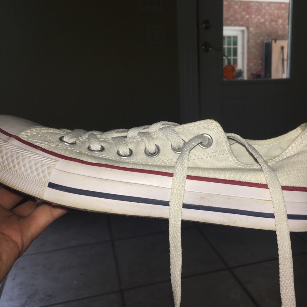 White converse never really worn