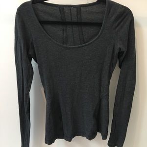 Lululemon cotton long sleeve Tee-size 6