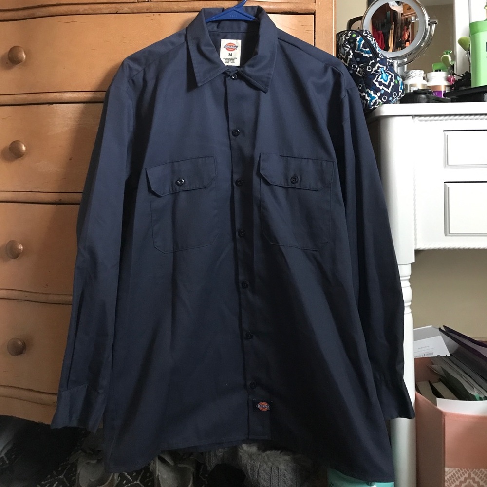 MENS Dickies work shirt. LONG SLEEVES