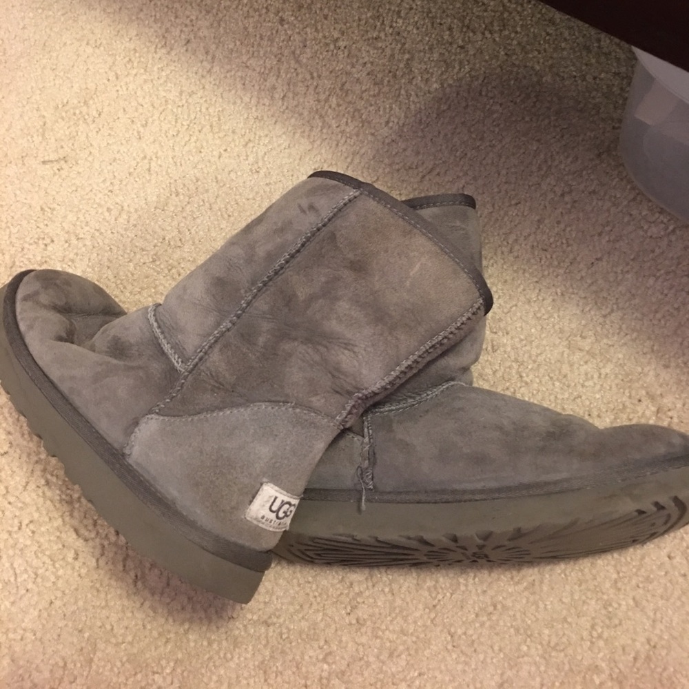 Gray Ugg Boots, Size 7