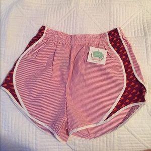 NWT Lauren James seersucker VT shorties